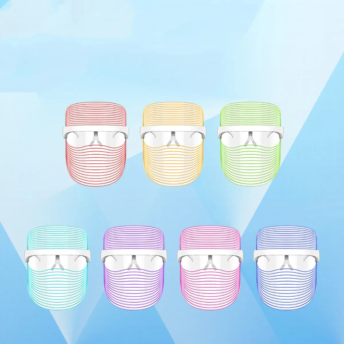 LED Red Light Therapy Face Mask — 7-Color Skin Rejuvenation LED Red Light Therapy Face Mask — 7-Color Skin Rejuvenation