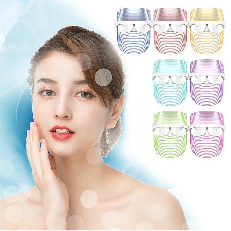 LED Red Light Therapy Face Mask — 7-Color Skin Rejuvenation LED Red Light Therapy Face Mask — 7-Color Skin Rejuvenation