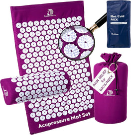 Acupressure Mat & Pillow Set — Back Pain & Sleep Support