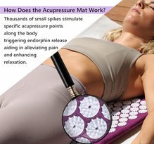 Acupressure Mat & Pillow Set — Back Pain & Sleep Support