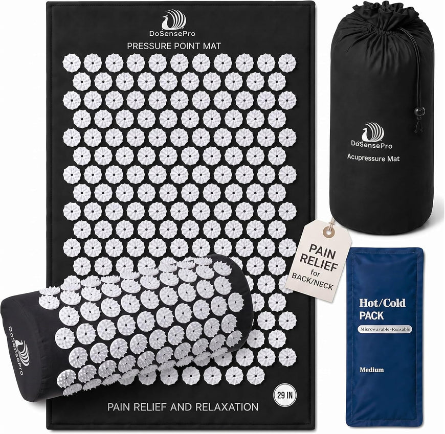 Acupressure Mat & Pillow Set — Back Pain & Sleep Support